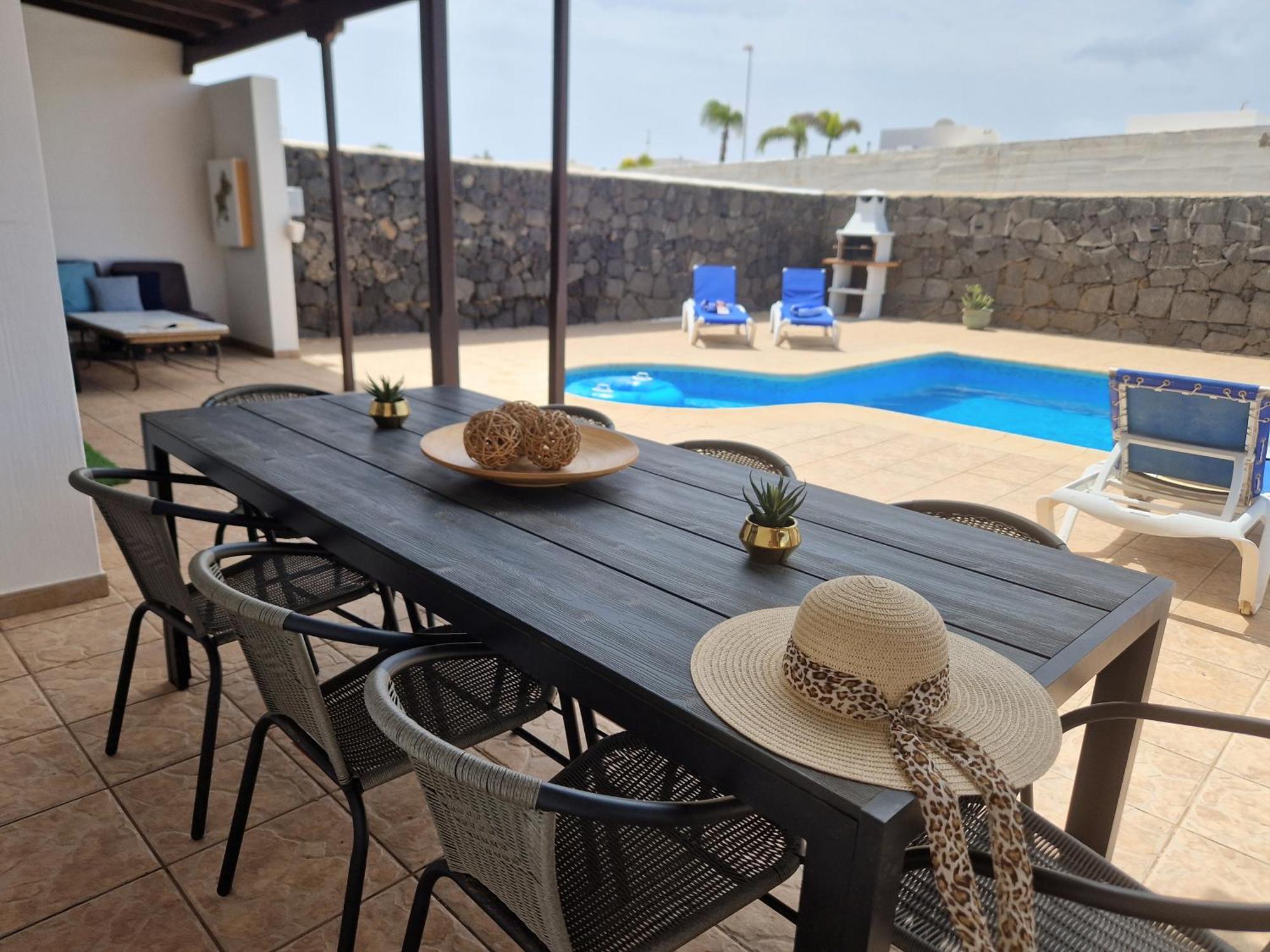 Villablanca Mar Heated Private Pool In A Charming Retreat Of Serenity Playa Blanca  Bagian luar foto