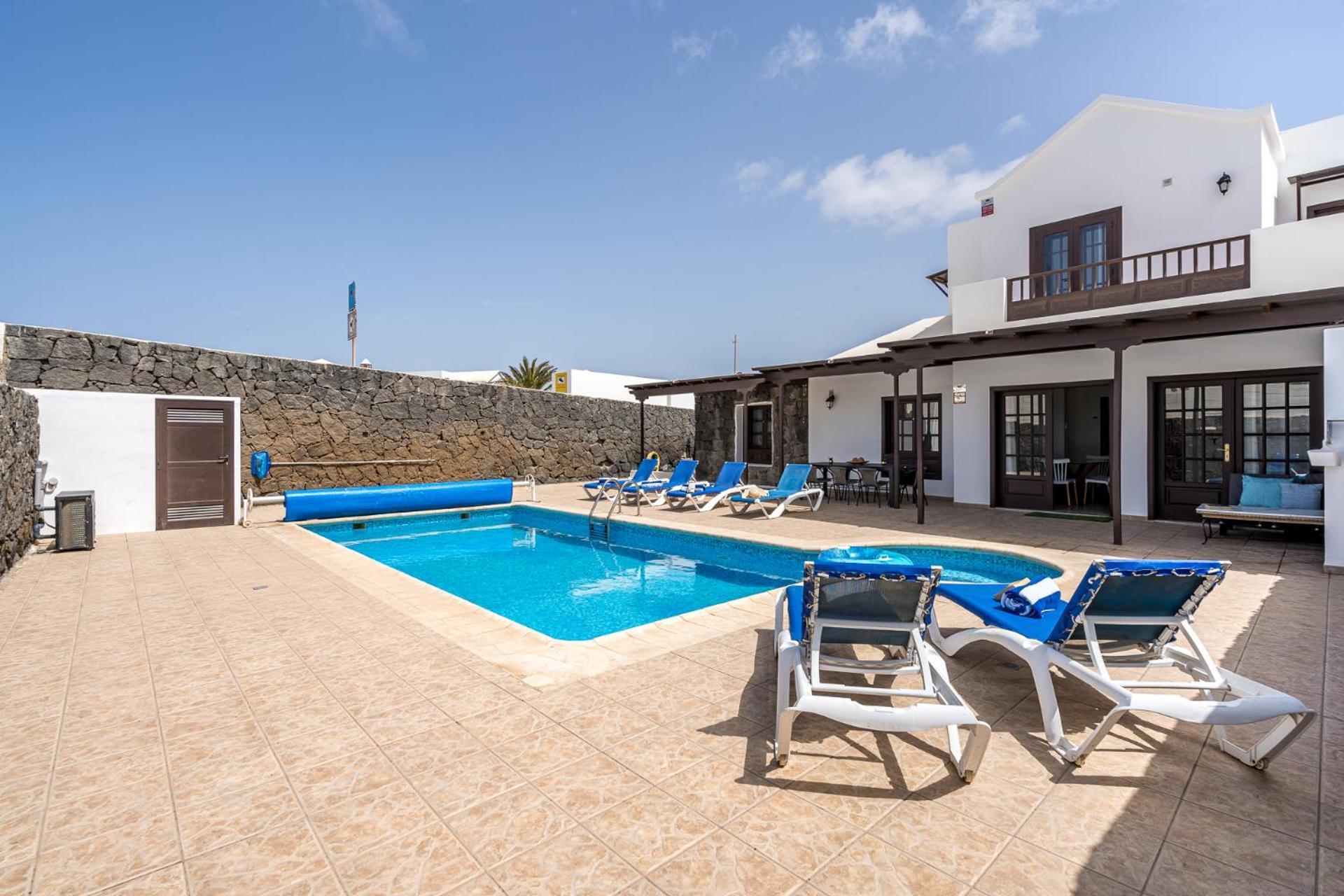 Villablanca Mar Heated Private Pool In A Charming Retreat Of Serenity Playa Blanca  Bagian luar foto